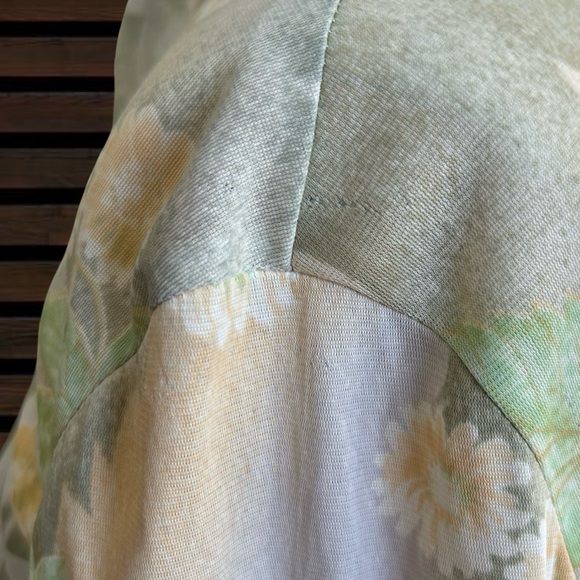 Vintage 'Shirt Accent' Brand Floral Print Pointed Collar Women's Small 1970s - Picture 6 of 8